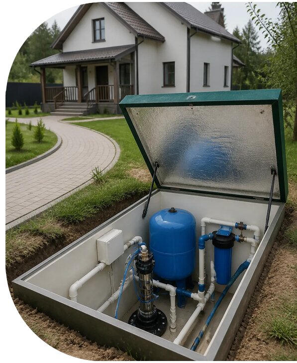 Автономное водоснабжение дома в Белой Калитве от 155565 р. | АПаруса-Бкл