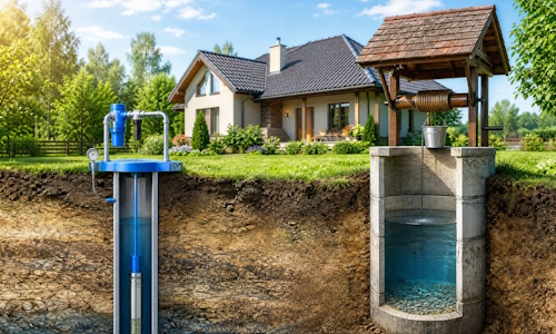 Автономное водоснабжение загородного дома Белая Калитва: скважина или колодец 